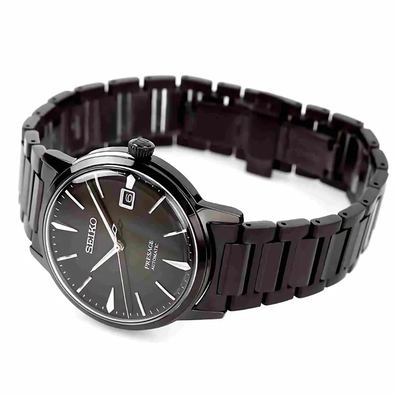 Seiko Presage 'The Black Velvet' Charcoal Dial  Men's Watch- SRPJ15J1